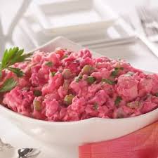 Salade Betterave Et Pommes De Terre Recette Recettes De Cuisine Salade Russe Cuisine Haitienne