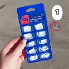 ناخن مصنوعي 100 تايي 486بی رنگ