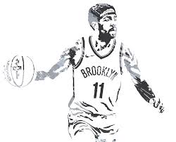 Print or download for free nba teams logos. Kyrie Irving Brooklyn Nets Watercolor Strokes Pixel Art 1 Mixed Media By Joe Hamilton