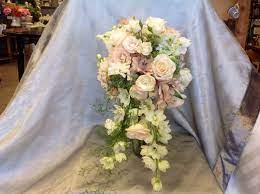 Country elegance is a family owned flower shop in grand junction, colorado. Country Elegance Florist Grand Junction Co Blush Cascading Bouquet Wedding Flowers Beautiful Weddings Cascade Bouquet