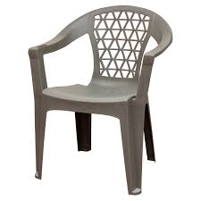Adams Penza 1 Pc Gray Polypropylene Frame Stackable Chair Plastic Patio Furniture Stackable Dining Chairs Stackable Chairs
