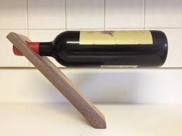 Wall mounted wooden wine holder. Wood Wine Bottle Holder Storage Organization Home Living Vadel Com