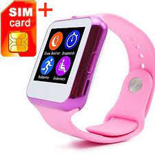 Gbd Smart Watch For Kidsteen Girls Students Women Smartwatch Phone With Heart Rate Sim Card Camera Alarm A Smart Watch Touch Screen Design Smartwatch Bluetooth