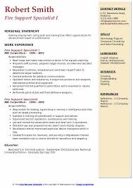 Dasha is a prankster and rebel. Fire Support Specialist Resume Samples Qwikresume