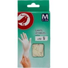 Auchan Gants Jetables En Latex Taille M X10 Pas Cher A Prix Auchan