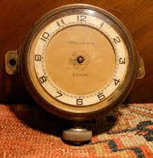 Antique Waltham 8 Day Car Clock Automotive By Relicsantiques 59 00 Antique Clocks Car Clock Clock