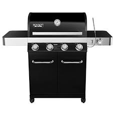 4 Burner Propane Gas Grill Black Led Controls Side Burner Usb Light With Images Gas Grill Propane Gas Grill Gas Grill Reviews