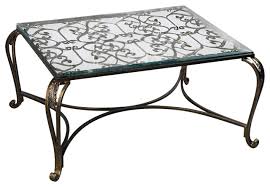 44wx24dx18.25h assembly required read more Acanthus Leaf Table With Antique Brass Medallions And Beveled Glass Bronze Mediterranean Coffee Tables By Dessau Home Houzz