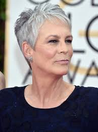 17 best medium and short haircuts for gray hair men. Pin On Jamie Lee Curtis