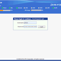 Find zte router passwords and usernames using this router password list for zte routers. Globe Zte Zxhn H108n Default Admin Password And Username Howtoquick Net