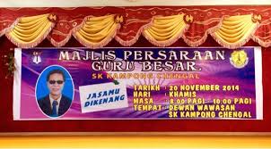 Montaj video sempena majlis persaraan pengetua smk sentosa, tn hj. Sekolah Kebangsaan Kampong Chengal Majlis Persaraan Guru Besar