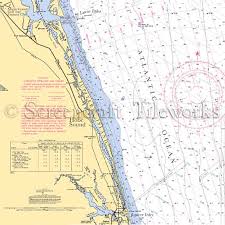 florida jupiter island hobe sound nautical chart decor