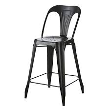 Les meilleurs prix sur la gamme chaise ilot central ! Stuhl Fur Mittelinsel Aus Schwarzem Gealtertem Metall Multipl S Maisons Du Monde