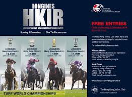 You are on hong kong live scores page in football/asia section. Ebn On Twitter Longineseq Hong Kong International Races Sunday 9 December Sha Tin Racecourse Free Entries Close On Monday 22 October 2018 The Hong Kong Jockey Club Offers Travel And Accommodation