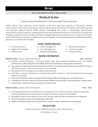 Cv créatifs, cv de dirigeant, cv professionnels, cv europass Medical Scribe Resume Example 3 Expert Tips Zipjob