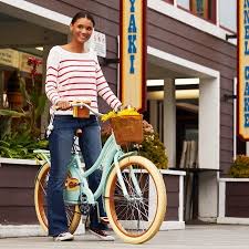 Huffy 24 Nel Lusso Girls Cruiser Bike Mint Green Walmart Com Cruiser Bike Huffy Bike Style