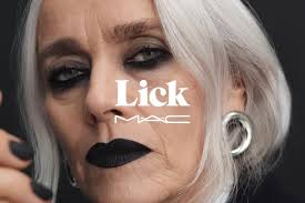 benjaminmadgwick photographs @maccosmetics new shade by @lick to celebrate  40 years of MAC 🖤 ⠀⠀⠀⠀⠀⠀⠀⠀⠀ Model @katja.paerli Makeup @dominic_mua MUA  assistant @n.m.artist Hair @sharonrobinsonhair Nails @jasminsamavati_ ...