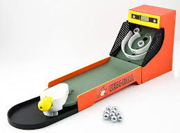 Make your own shuffleboard table, 2×2 or 3×2 and find right length. Amazon Com Basic Fun Skee Ball Mini Electronic Game Toys Games