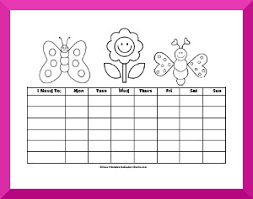 Behavior Charts To Color