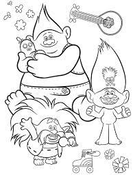 We already have the first coloring pages. Free Printable Trolls World Tour Coloring Pages Activities