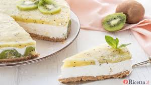 Place cream cheese and ricotta in mixer, beat until smooth and creamy. Cheesecake Ai Kiwi Facilissima Ricetta It Youtube