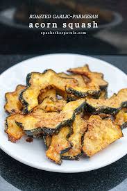 Roasted Parmesan Garlic Acorn Squash Healthy Recipes Veggie Dishes Vegetable Dishes