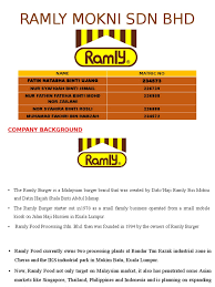 Ramly mokni is a malay entrepreneurs who have achieving success in entrepreneurship so brilliant and should be emulated by bumiputera entrepreneurs others. Slide Burger Ramly Consumer Behaviour Business