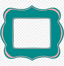 classic vector frame png png images scrapbook frames label frame blue png vector png image with transparent background toppng toppng