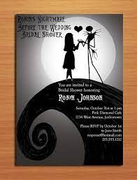 Nightmare Before Christmas Bridal Shower Invitation Halloween Etsy Nightmare Before Christmas Wedding Christmas Bridal Shower Invitations Christmas Wedding Invitations