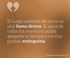 El Fuego Ardiente Del Amor Es Una Llama Divina El Agua De Todos Los Mares No Podra Apagarla Ni Tampoco Los Ri Amor Poema De Amor Frases Sobre La Indiferencia