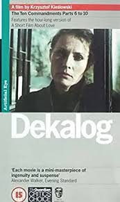 If i have a goal, then it is to escape from this literalism. Amazon Com Dekalog Dekalog Dziewiec 1 9 Vhs Jerzy Stuhr Zbigniew Zamachowski Maria Koscialkowska Olaf Lubaszenko Grazyna Szapolowska Piotr Machalica Henryk Bista Maciej Stuhr Anna Gornostaj Cezary Harasimowicz Daniel Kozakiewicz