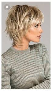 Choose a cut with bangs and short feathered sideburns; Shaggy Pixie
