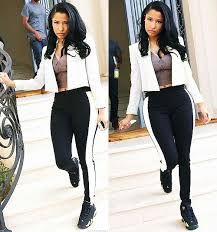Casual In Athletic Wear Nicki Minaj Outfits Rihanna Nicki Minaj Nicki Minaj