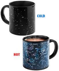 Essentially, the heat measured in the device is equivalent to δh, the change in enthalpy. Constellation Heat Change Mug Add Water To Turn Stars Into Constellations