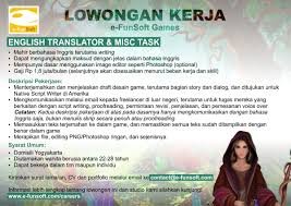 Walaupun sebenarnya tidak perlu mengumpat … continue reading 'english idiom: E Funsoft Games On Twitter Jogjaker English Translator Full Ce 22 28thn English Writing Contact E Funsoft Com