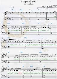 Ed Sheeran Shape Of You Free Piano Sheet Music Download Pdf Piano Sheet Music Free Piano Sheet Music Sheet Music