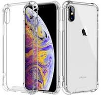 For iPhone XS Max XR X Case Clear Transparent Bumper Cover Shockproof  Protective