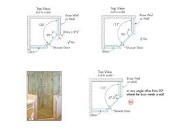 Minimum Width And Length For A Corner Shower Google Search Neo Angle Shower Corner Shower Shower Doors
