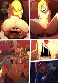 goomba+princess peach+shy guy+toad (mario) Bowsette Hentai