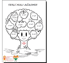 Yerli Mali Agaci Gif 960 880 Boyama Sayfalari Faaliyetler Malta