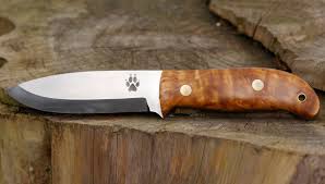 Cuchillo bushcraft en acero de damasco cuchillo de caza. El Arte De La Supervivencia Cuchillo De Supervivencia Bushcraft