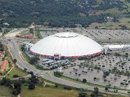The seating capacity is approximately 20,000 and covers about 11,000 square metres. Ticketpro Dome