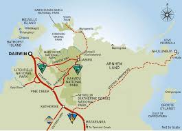 10 day mixed men and women's trip: Tiwi Islands Map Weltreisender Net