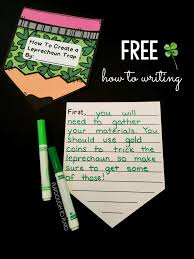 How To Create A Leprechaun Trap Writing Activity Playdough To Plato Kindergarten Writing Activities March Writing Activities Writing Activities