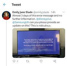 I am wondering if there is a possible firewall or att broadband/samsung setting that is causing the disney plus connectivity issue. Update Issue Fixed Disney Plus App Temporarily Unavailable On Samsung Tvs Issue Officially Acknowledged Fix In Works Piunikaweb