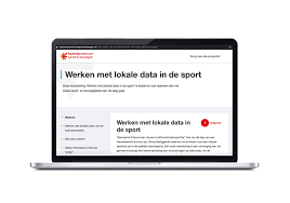 Handreiking Werken met lokale data in de sport - Kenniscentrum Sport en  Bewegen