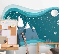 Tapete hohe berglandschaft einfach anzubringen 365 tage rückgaberecht suchen sie nach anderen mustern aus dieser kollektionen! Fototapete Kinder 3d Schneebedeckte Berglandschaft