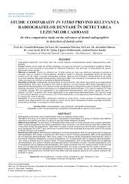 Cuvintele moștenite din latină reprezintă stratul limbii române și împreună formează fondul esențial al limbi române. Pdf In Vitro Comparative Study On The Relevance Of Dental Radiographies In Detection Of Dental Caries