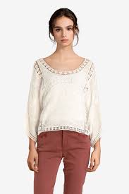 Un choix unique de blouse brodee femme. The Korner Blouse 9114167 Ecru Femme Des Marques Et Vous