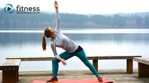 Lake Yoga Workout Fluid Yoga Stretches For Flexibility Toning Stress Relief Cool Down Workout Workout Videos Free Yoga Stretches Workout Videos